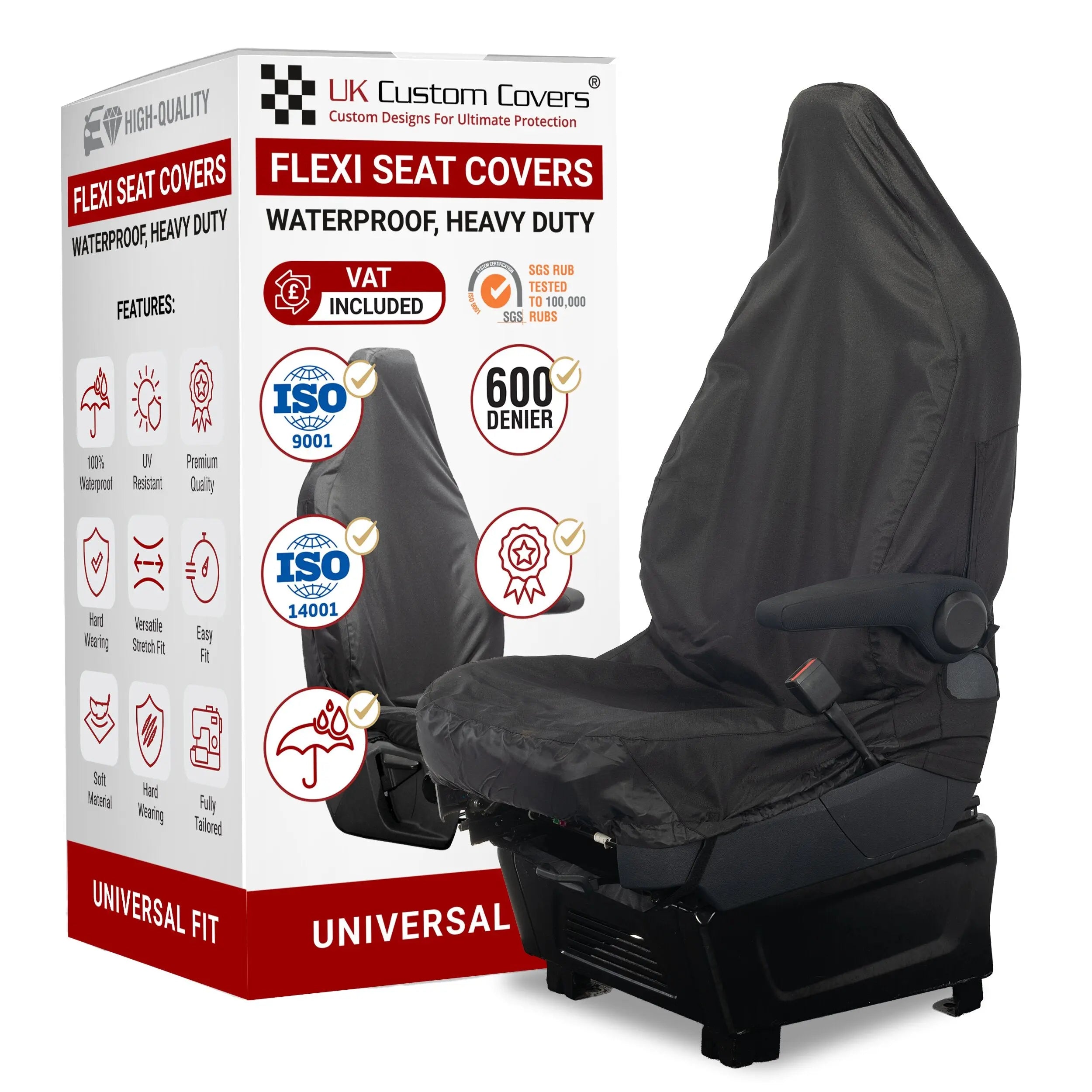 Universal Flexi Fit Seat Covers – Waterproof PU UK Custom Covers