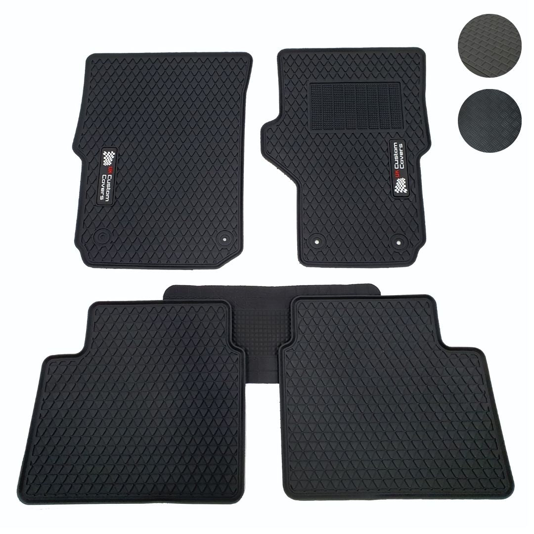 VW Amarok Rubber Floor Mats (2010-2018) - UK Custom Covers