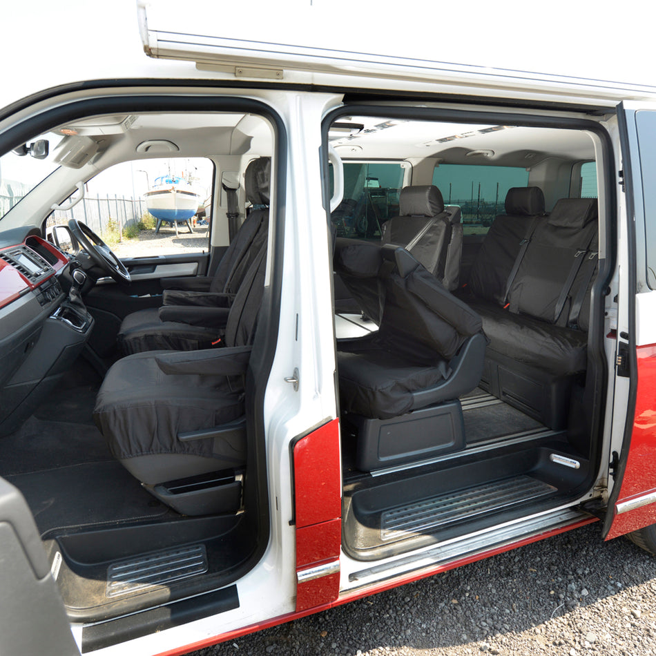 VW Transporter T5/T5.1 Caravelle Full Set of Seat Covers (2003-2015)