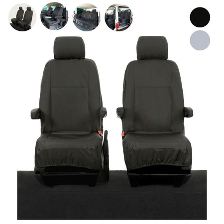 VW T6 / T6.1 Caravelle Tailored PU Seat Covers (2015 Onwards) - UK Custom Covers