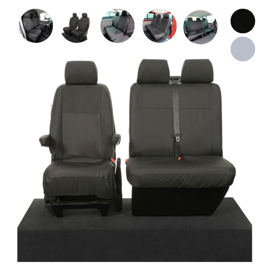 VW T6 / T6.1 Shuttle Tailored PU Seat Covers (2015 Onwards)