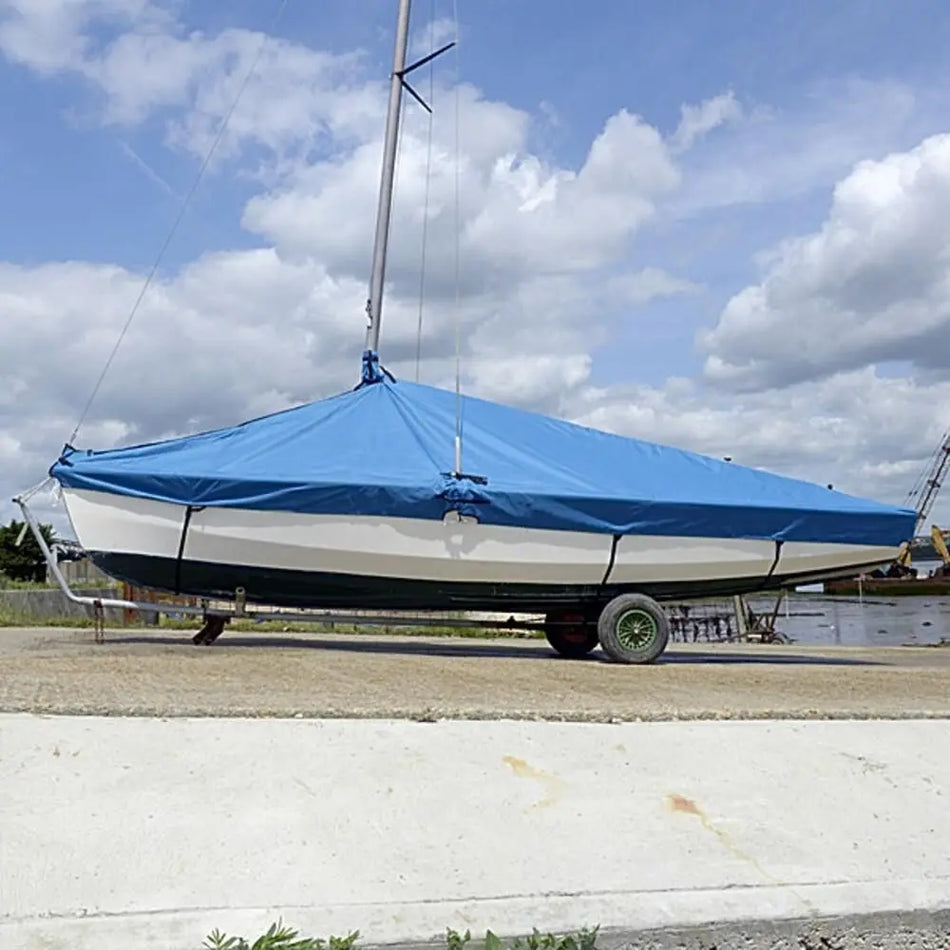 Wayfarer Dinghy Overboom Tailored Boat Cover - UK Custom Covers