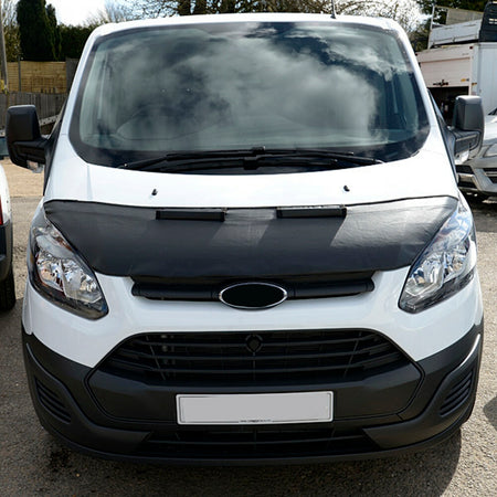 Ford Transit Custom Full Bonnet Bra (2013-2018) Black UK Custom Covers