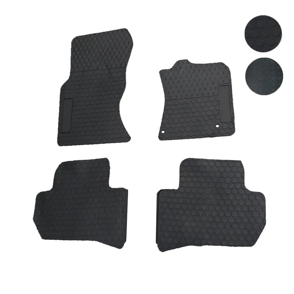 All-Weather Rubber Floor Mats For International LT (2017-Current) - Front Pair